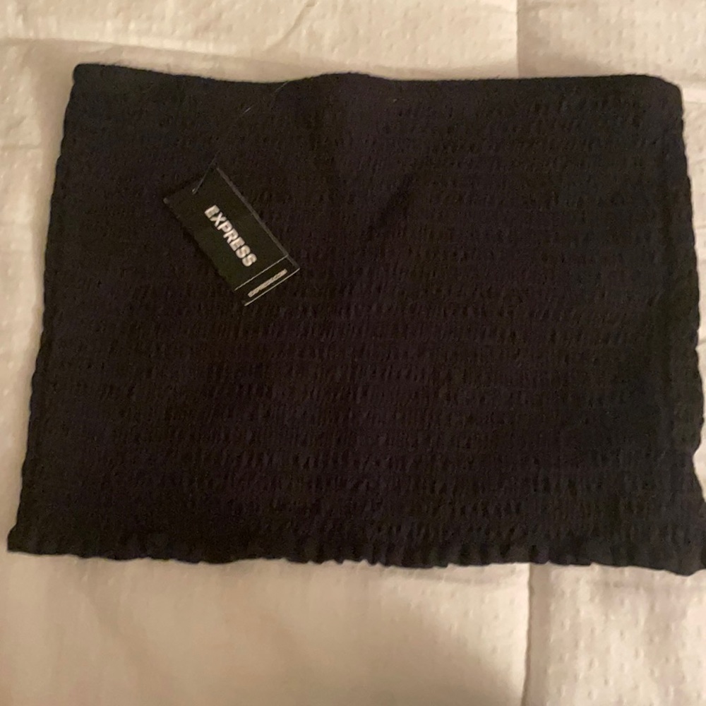 NWT: Express - Black Crop Tubetop